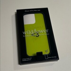 CHARLI XCX BRAT Summer Wildflower Lime Green iPhone 14 Pro Max Case